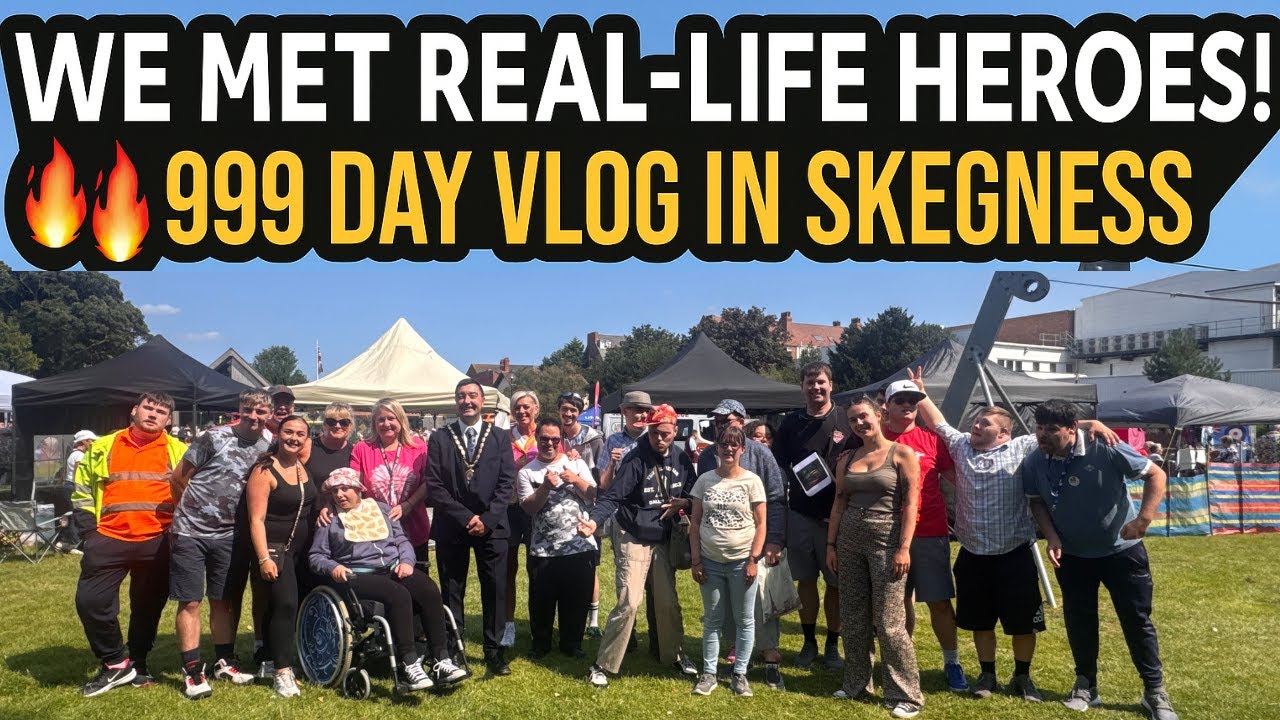 We Met Real-Life Heroes! 🔥🚓 999 Day Vlog in Skegness