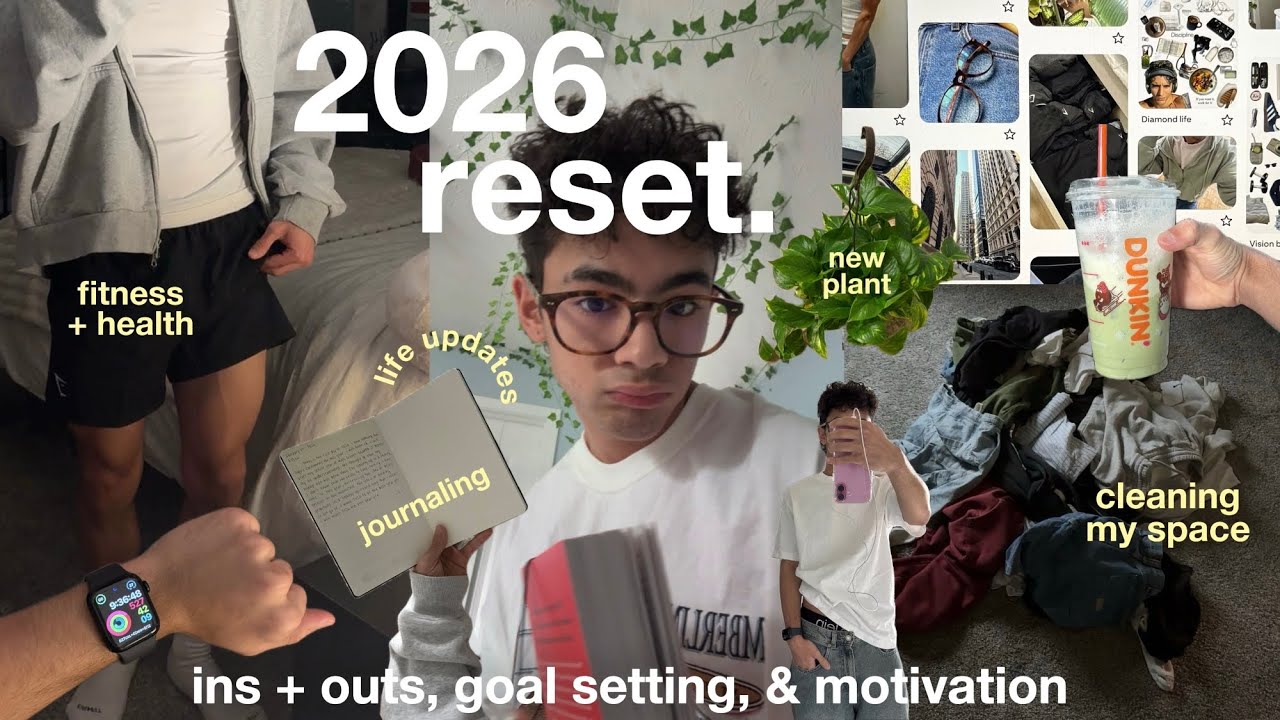 ultimate 2026 reset ☘️ | fitness/health, mood-boarding, goals, + journaling | new year motivation