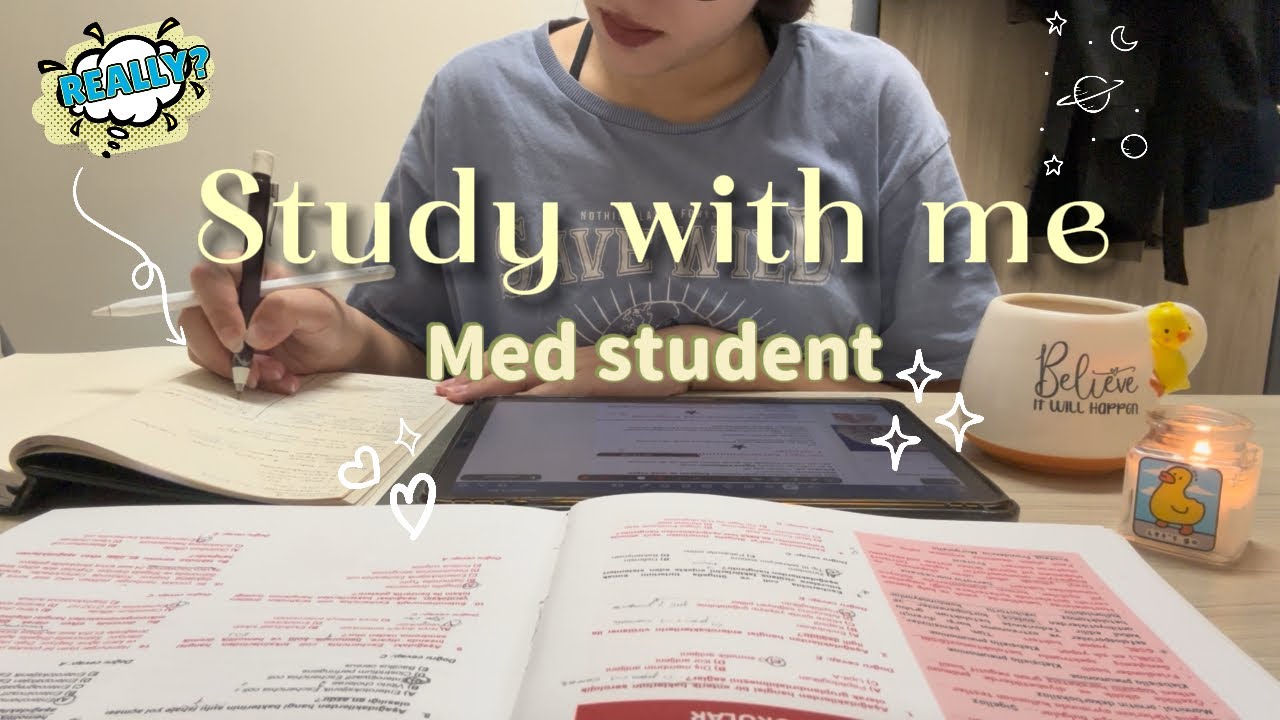 Study With Me |🩺Med Student•ambient sounds 