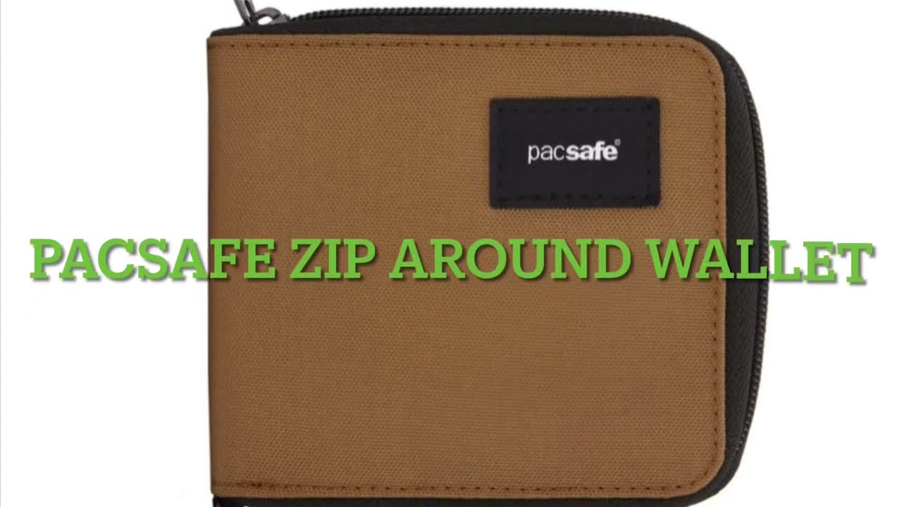 Pacsafe RFID BLOCKING ZIP Around Wallet 2023 model 