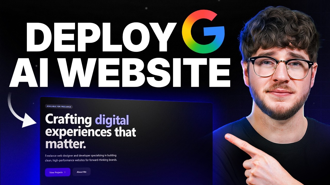 The RIGHT Way to Deploy A Google AI Studio Website (Most People Do This Wrong)
