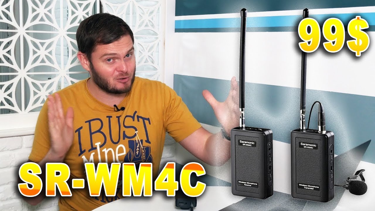 Saramonic SR-WM4C - ДЕШЕВЛЕ НЕКУДА! Обзор микрофонной радиосистемы.