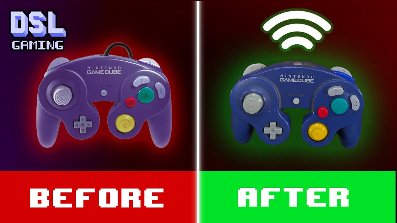 I Turned My Childhood Gamecube Controller Into a WIRELESS One
