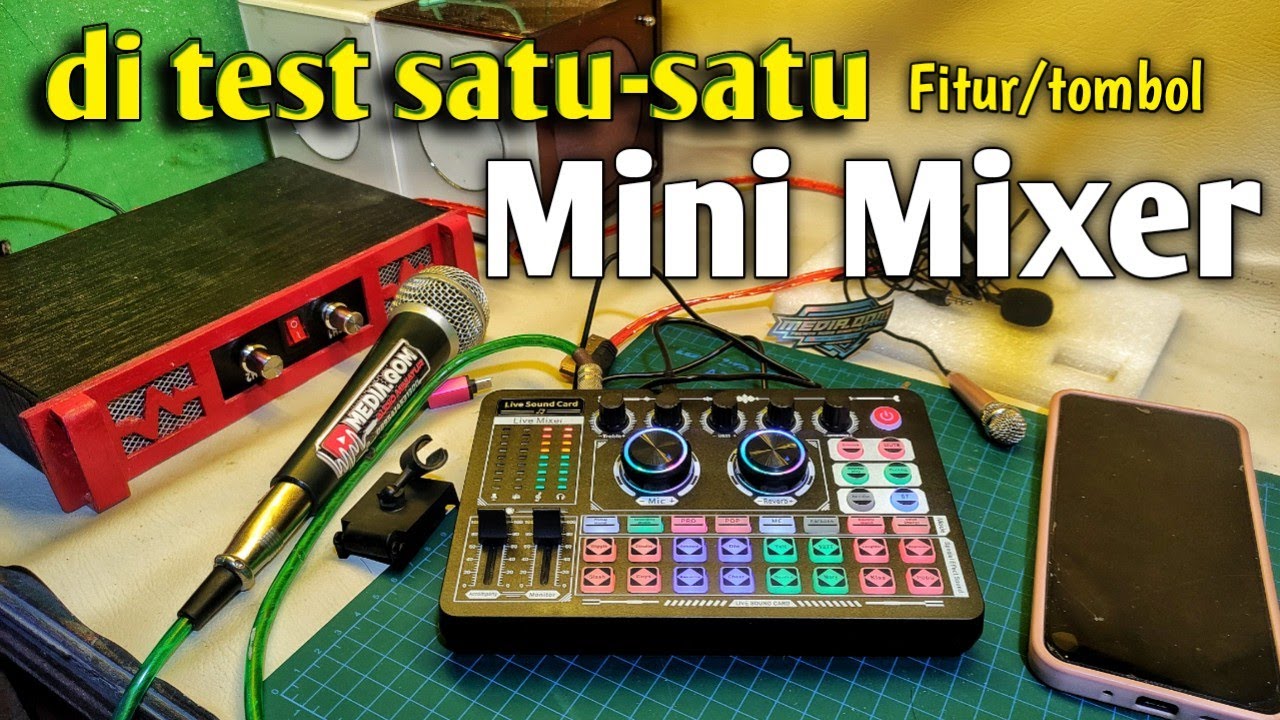 Review Mixer F999 terbaru Soundcard live effect nyes fitur lengkap