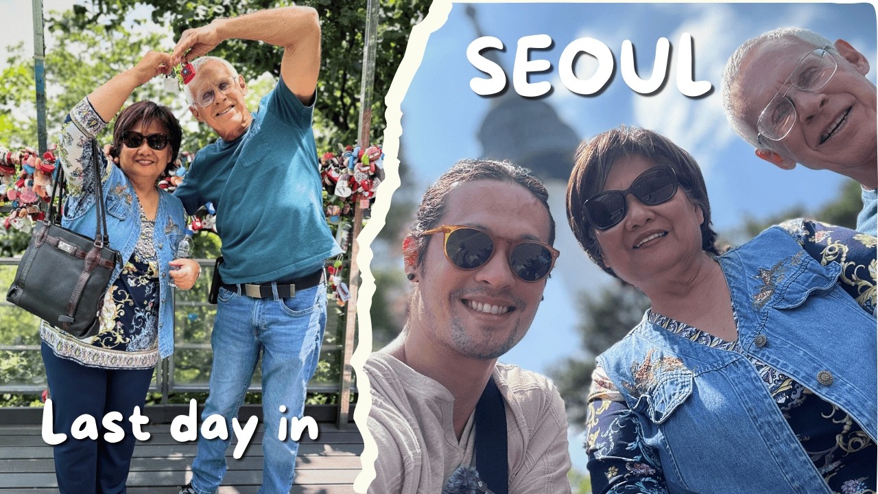 Parents Lock in 40 Years of Love 🔒💕 Cable Car Ride & Love Locks at Namsan Tower | Our Final Farewell