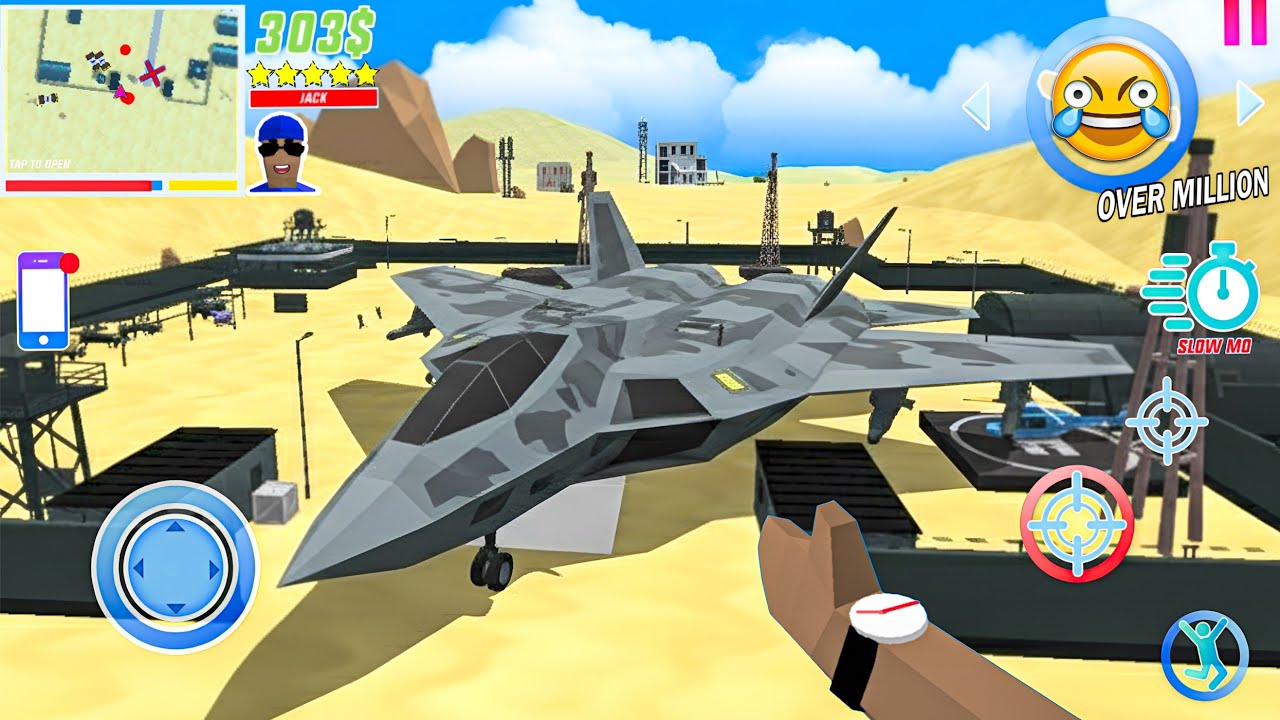 Jack New Army Airplane ✈️ 🪖 in dude Theft wars