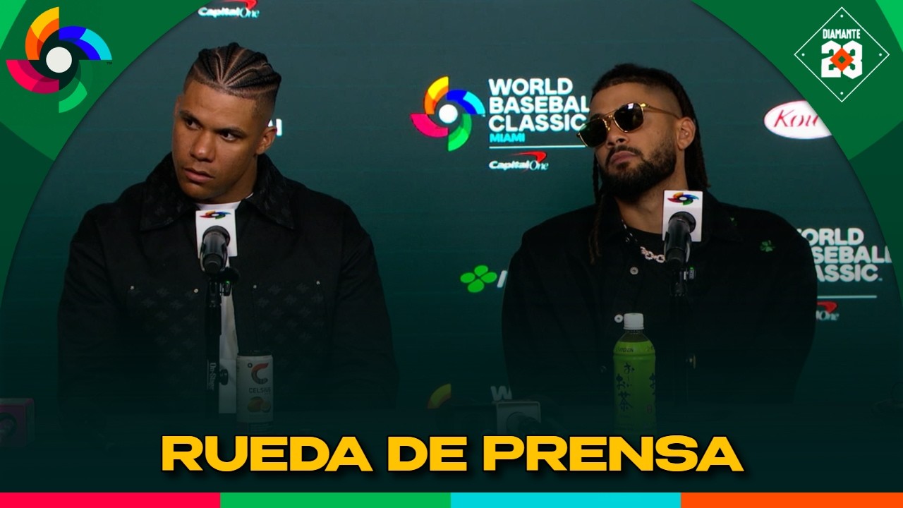 DOMINICANA Rueda de prensa Fernando Tatis, Juan Soto, Sandy Alcántara, Clásico Mundial | DIAMANTE 23
