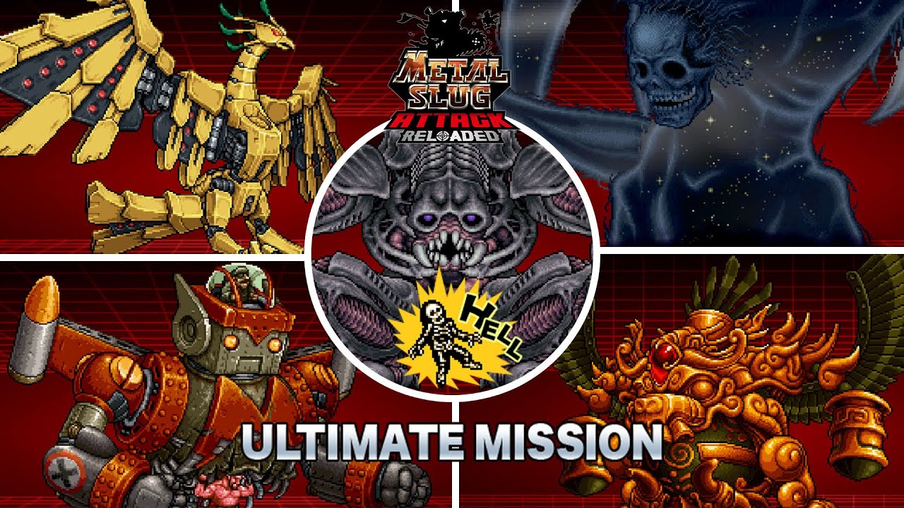 Metal Slug Attack Reloaded - Ultimate Mission - All Hell Stages w/ Cutscenes [S-Rank]