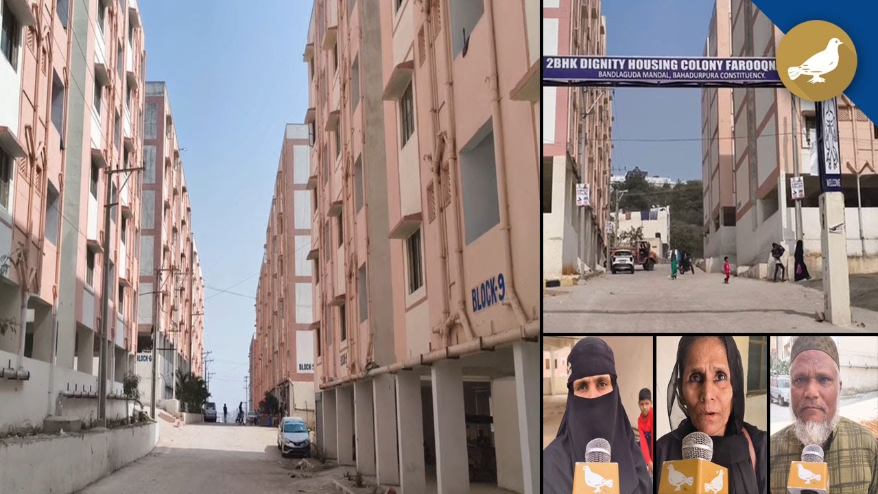 Govt Double Bedroom beneficiaries faces problem in Farooq Nagar flats