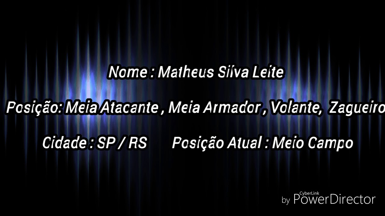 Matheus Leite10 / 2000 (meia armador )