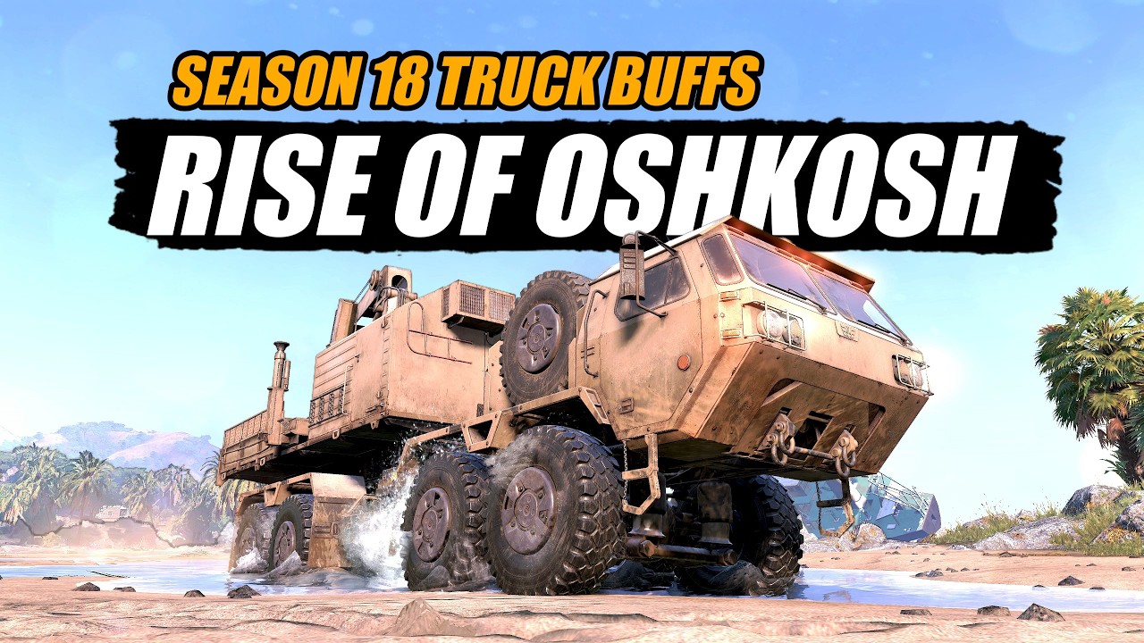 Snowrunner Season 18 Trucks Buffs & Other hidden changes