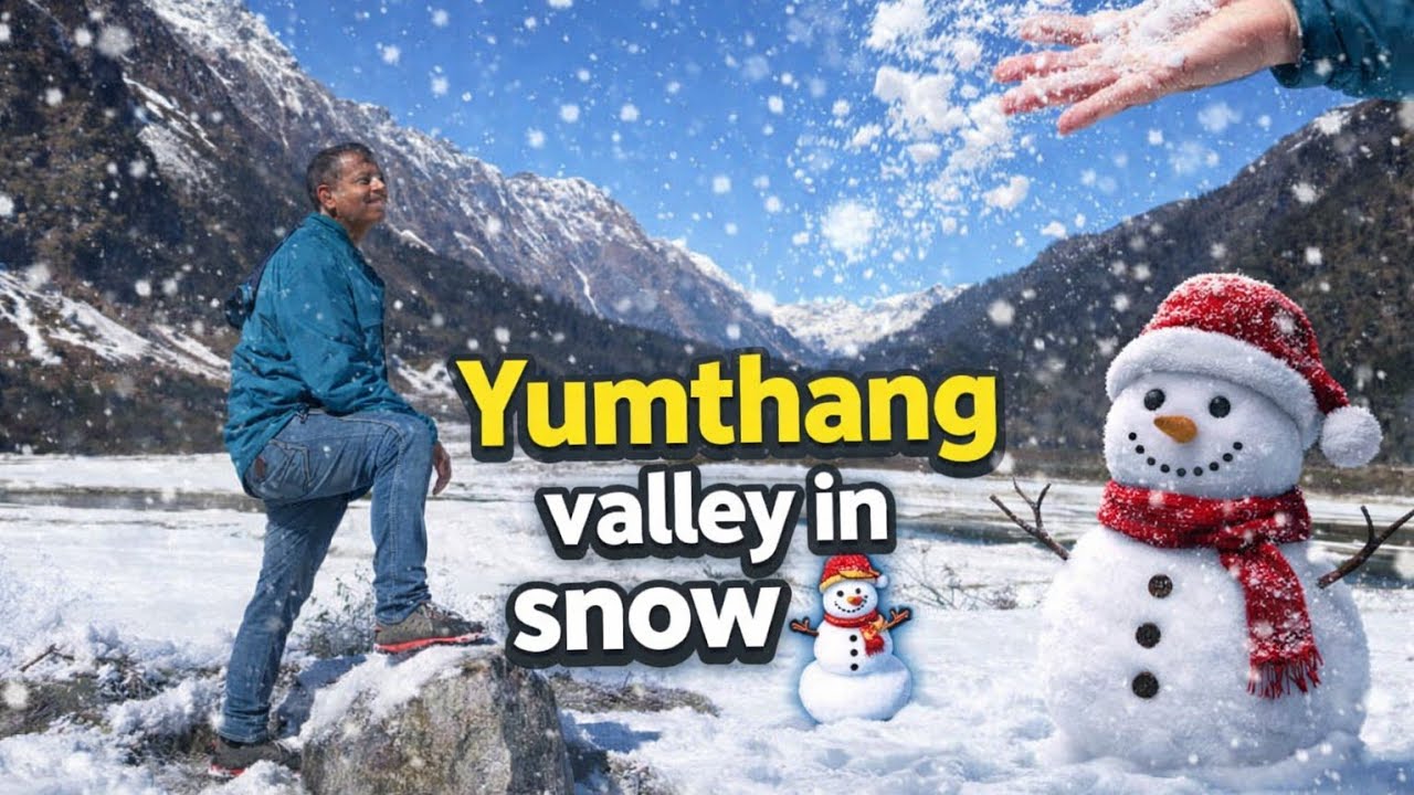 Yumthang Valley, North Sikkim | Mini Switzerland of India | Snowfall Drive | Lachung | Zero Point 