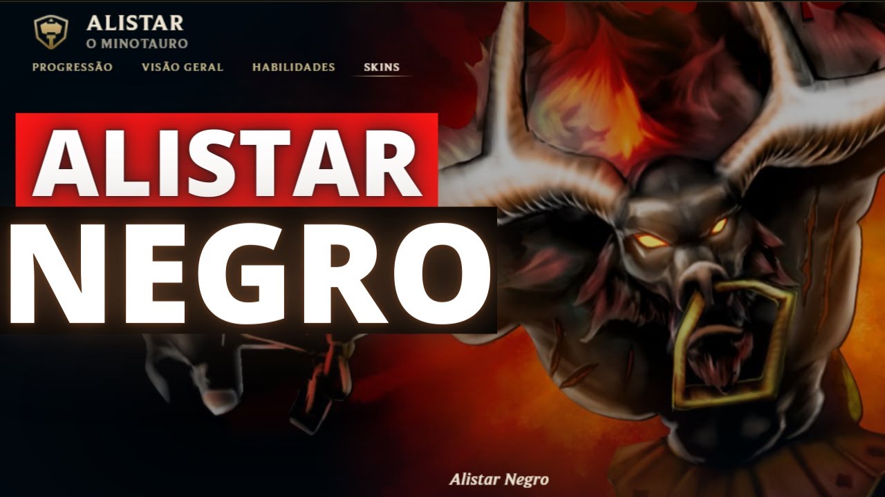 Alistar Negro (2021) Completo!!! - League of Legends