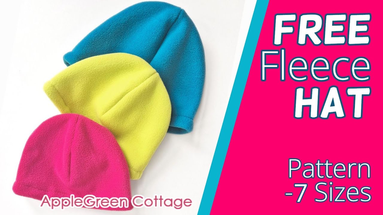 Want this Fleece HAT PATTERN for FREE?😍 &darr;&darr;&darr;
