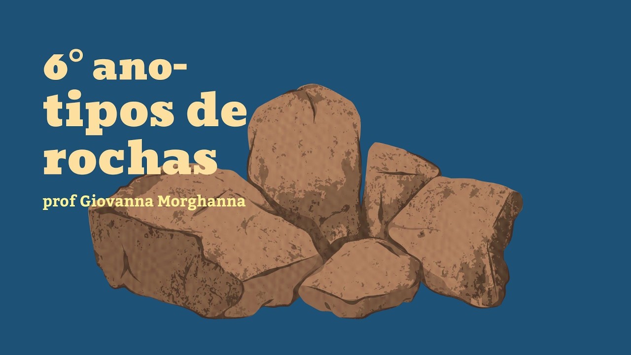 6 ano   Tipos de rochas  - videoaula