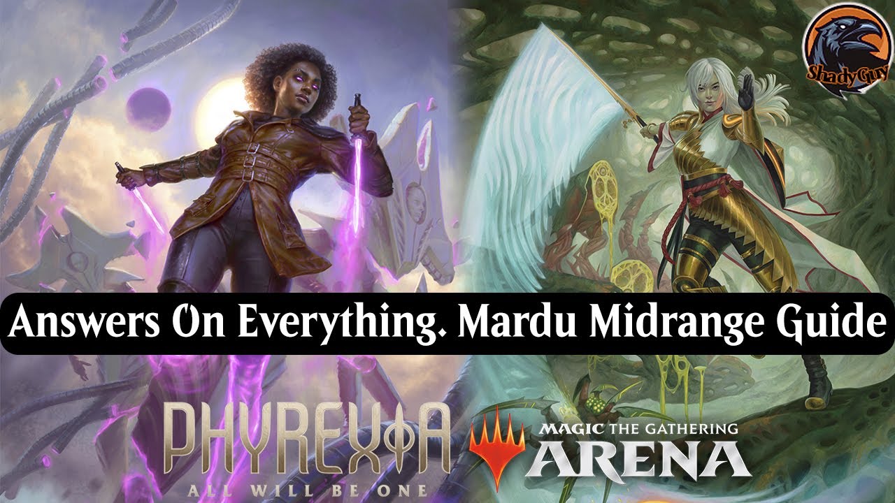 Гайд на колоду Mardu Midrange Phyrexia All Will Be One Standart BO1. Magic the Gathering Arena.