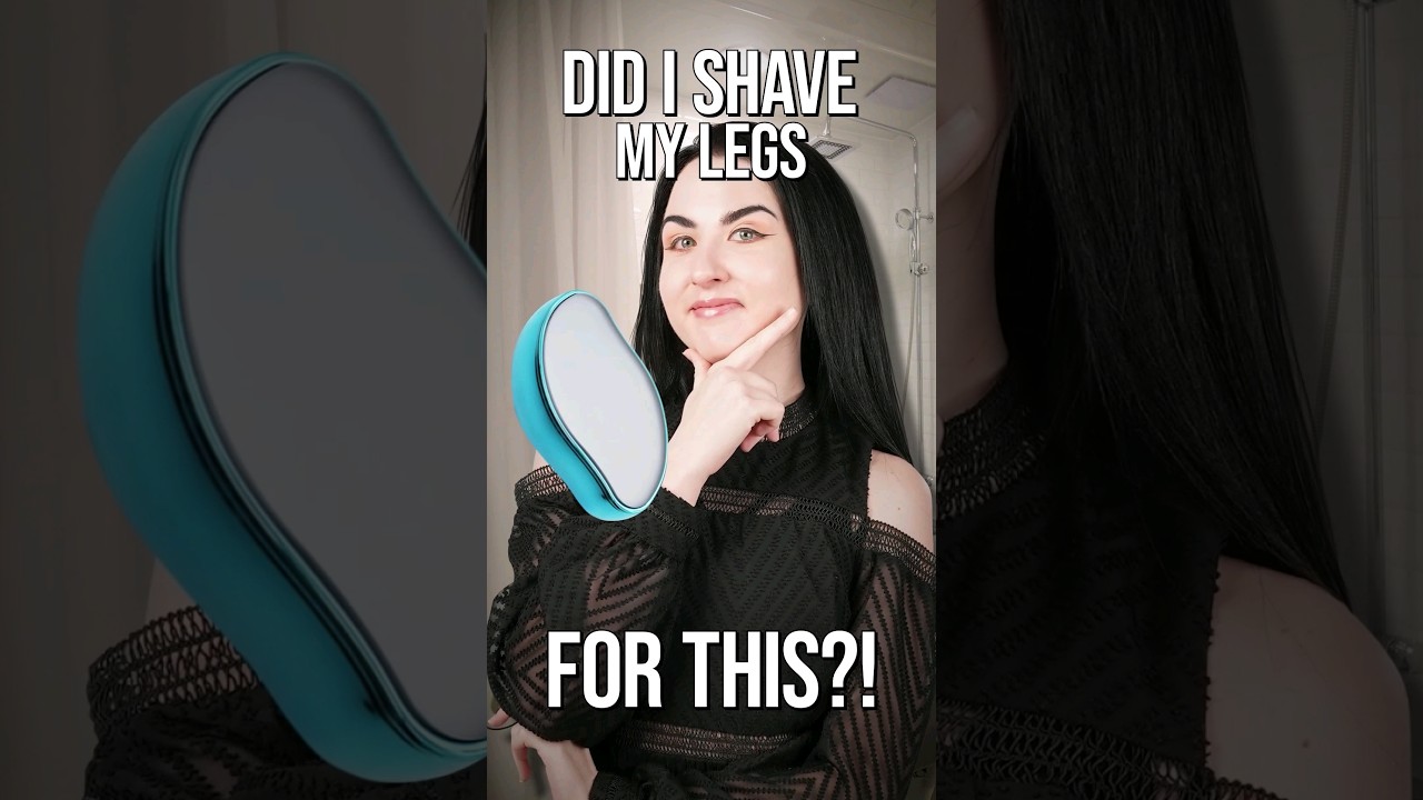 I Tried TikTok&rsquo;s VIRAL Crystal Shaver 💎! #shorts
