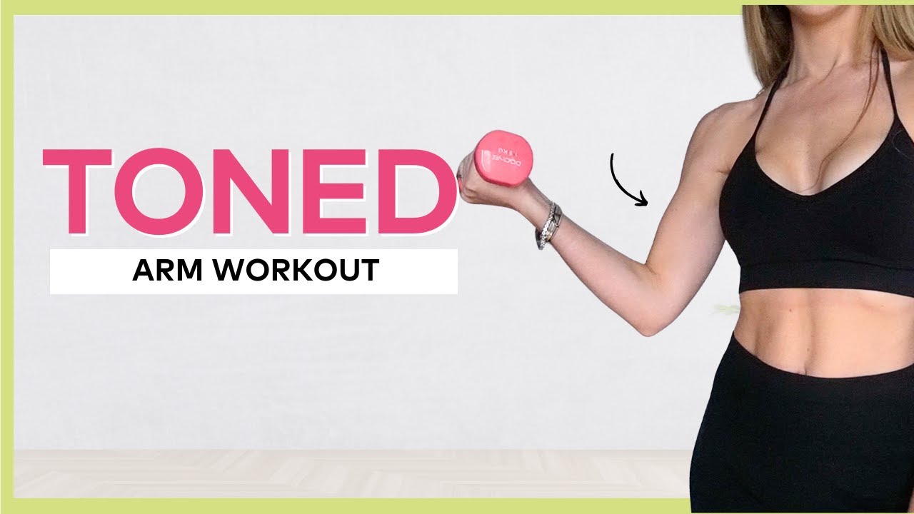 Standing Arm Workout With Weights! 8 Minutes