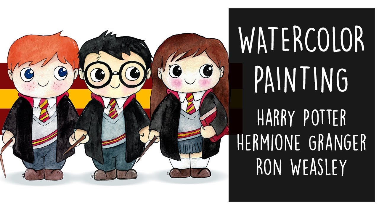 Harry Potter Fan Art - Harry Potter, Hermione Granger, Ron Weasley