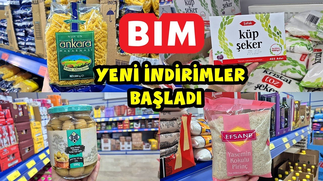 BİM YENİ İNDİRİMLERİ KAÇIRMA✅MAKARNA BAKLİYAT İNDİRİMDE🔔BİM İNDİRİMİ İZLEMEDEN ALIŞVERİŞ YAPMA