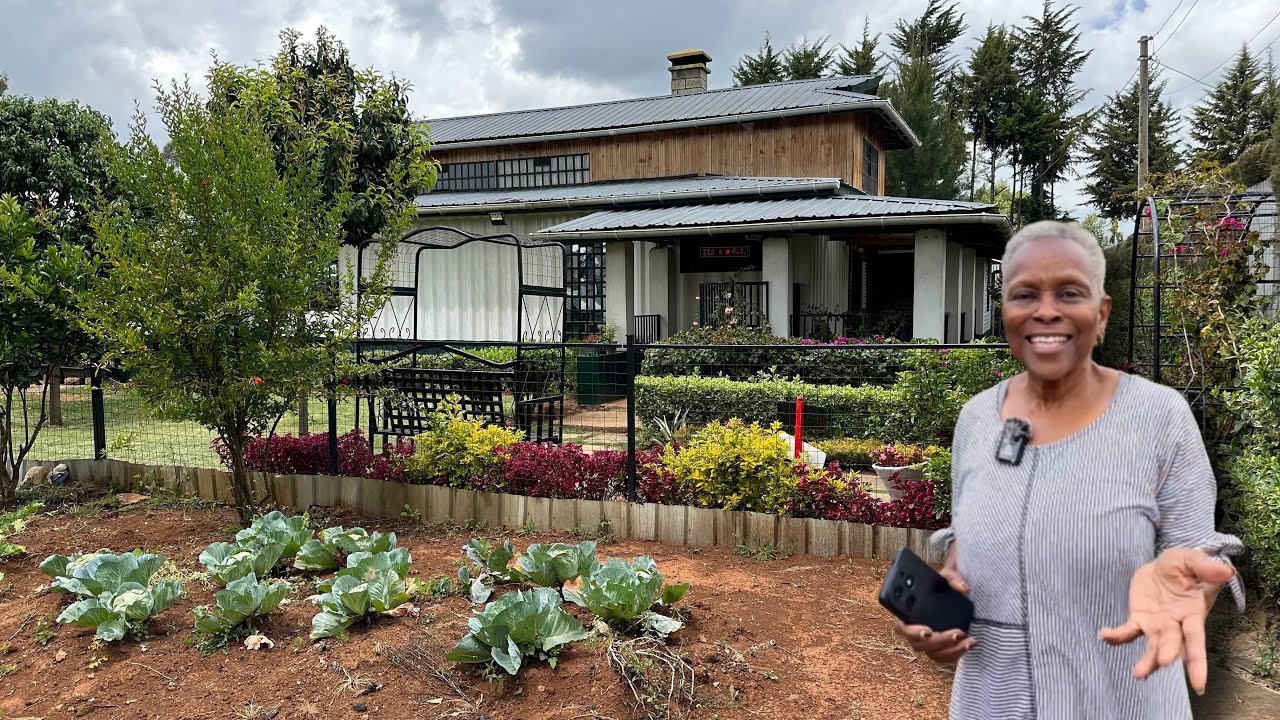 This 75-Year-Old Woman Moved to Kenya and Built Her Own Container Home in Nyahururu – Unbelievable!