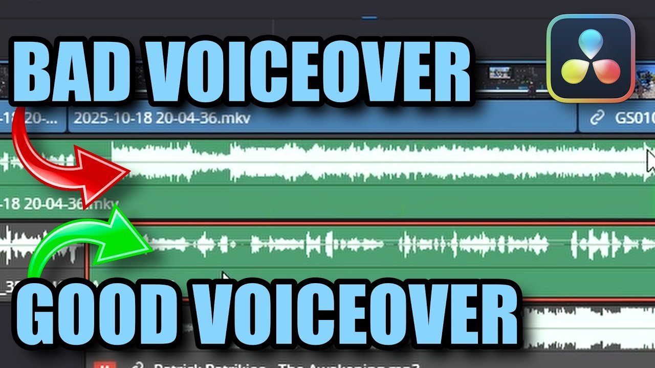 Исправьте ошибки ОЗВУЧКИ с помощью этих ТРЁХ советов в Davinci Resolve 20!