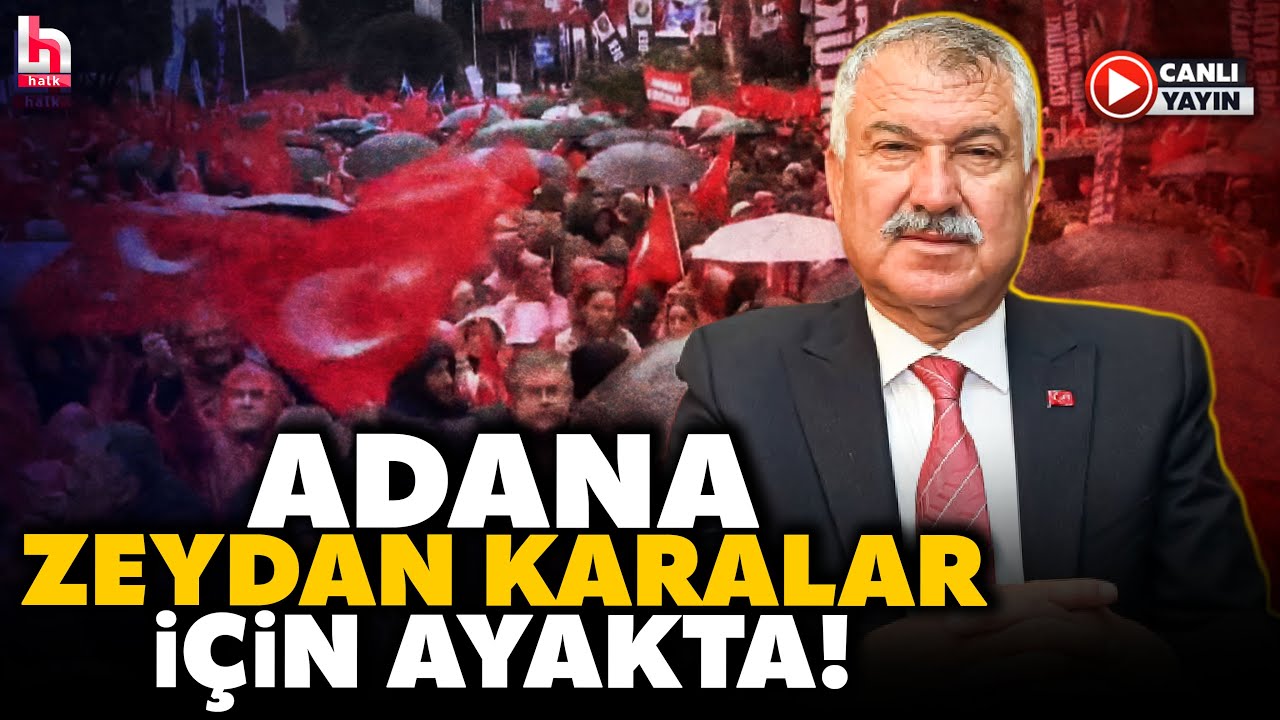 Adana Ayağa Kalktı! Zeydan Karalar'a Görülmemiş Destek! Belediye Önünde Mahşeri Kalabalık! (24 Ocak)