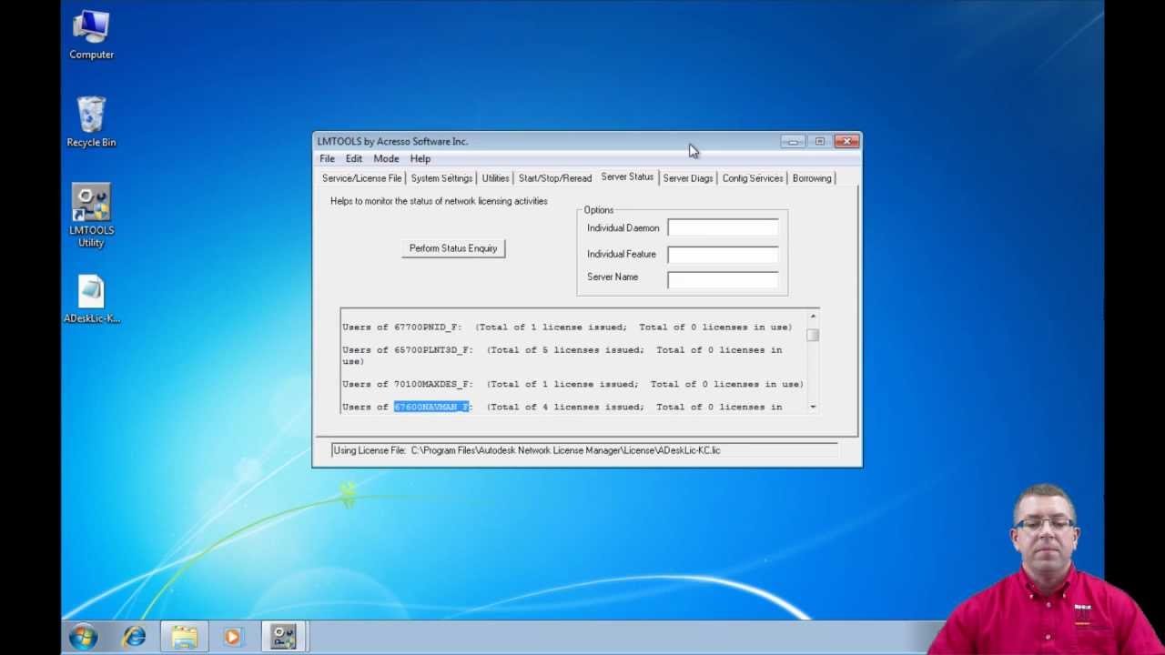 Setup and Configure the Autodesk Network License Manager