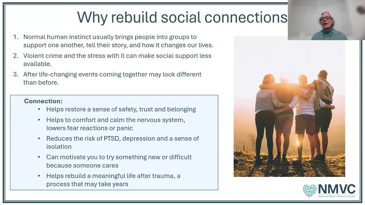 Social Support After Mass Violence - First Tuesdays with HEART