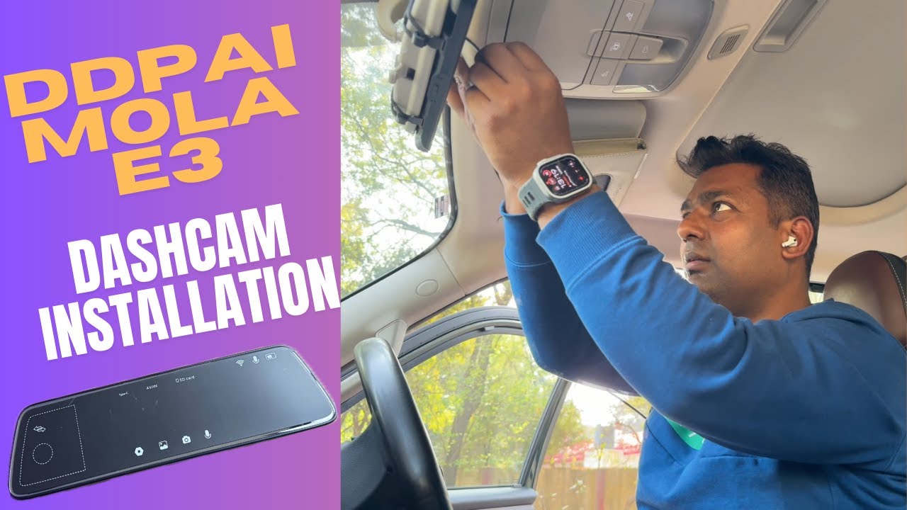Dashcam Easy Installation I DDPAI MOLA E3 DASHCAM I Wiring BySelf I Ultimate Installation of DASHCAM
