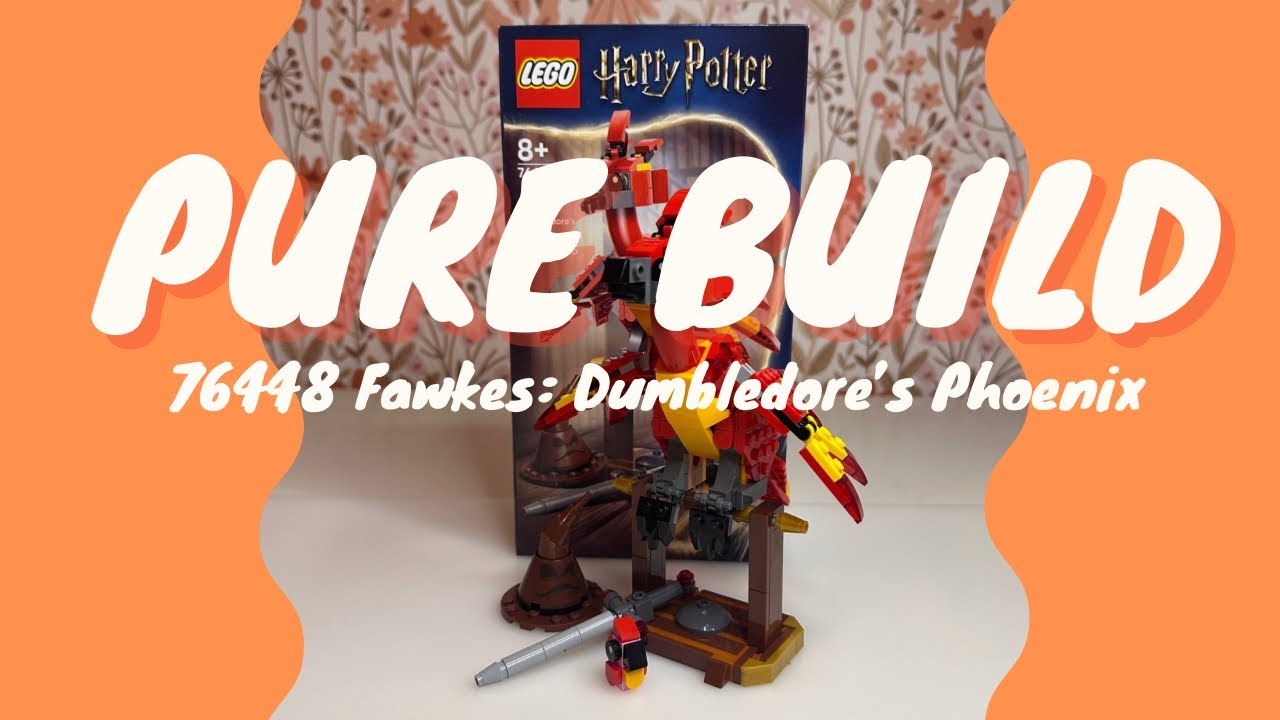 LEGO HARRY POTTER 76448 Fawkes: Dumbledore’s Phoenix - Pure build