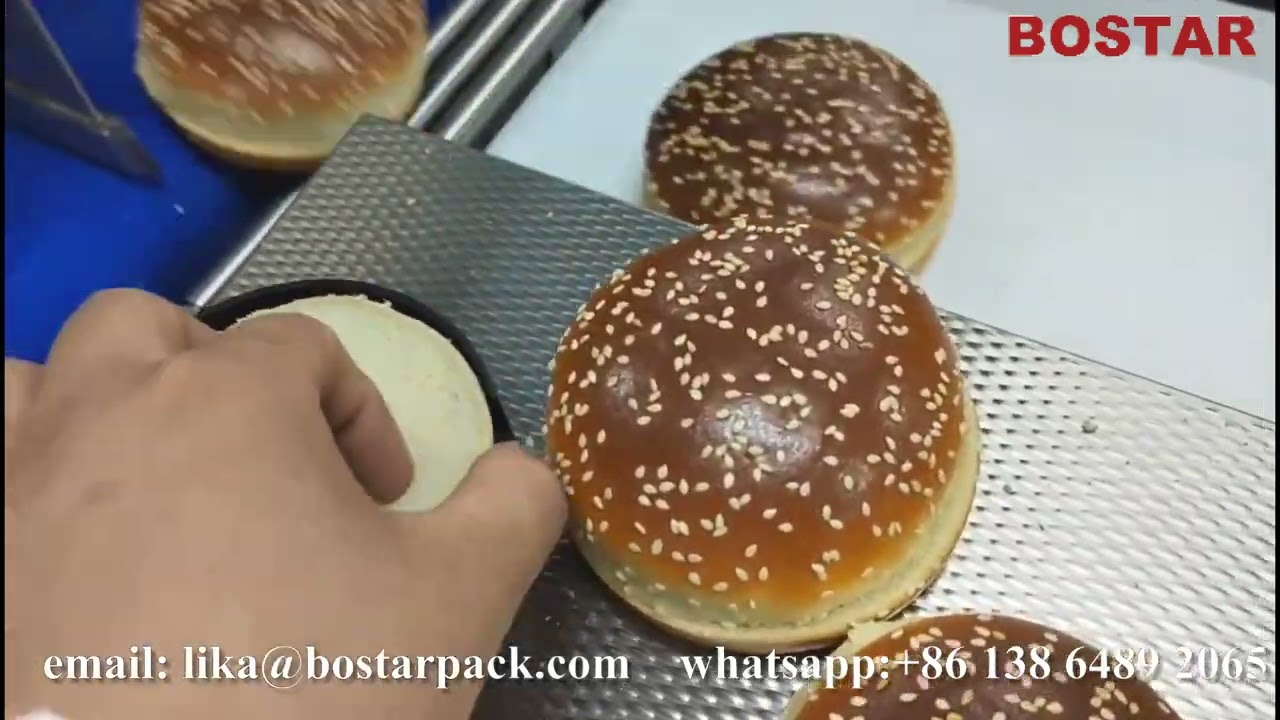 BOSTAR Burger Bun Bread Slicer