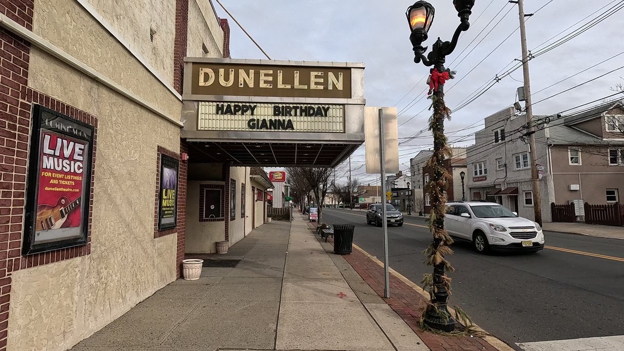 ⁴ᴷ⁶⁰ Walking tour of Dunellen, New Jersey