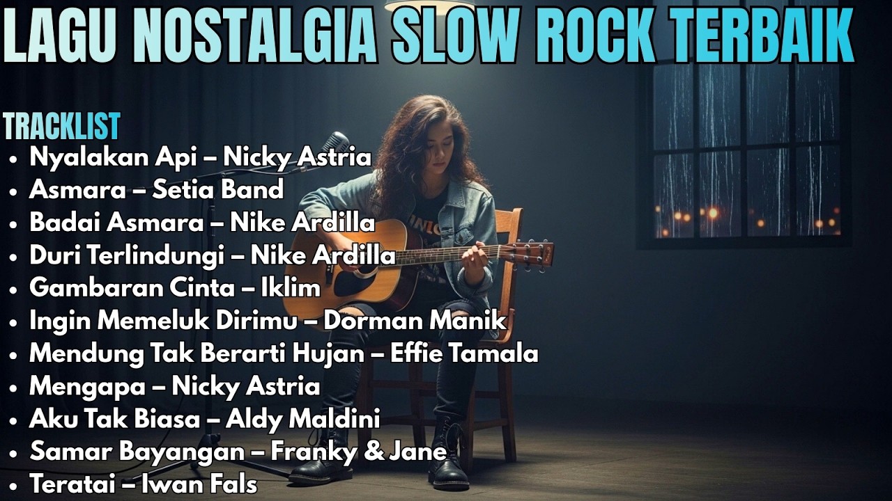 Kumpulan Lagu Slow Rock Indonesia 90an | Nostalgia Full Album