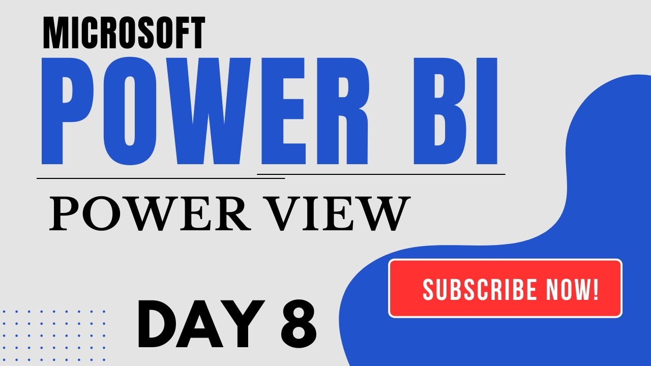 POWER BI - Power View - ДЕНЬ 8