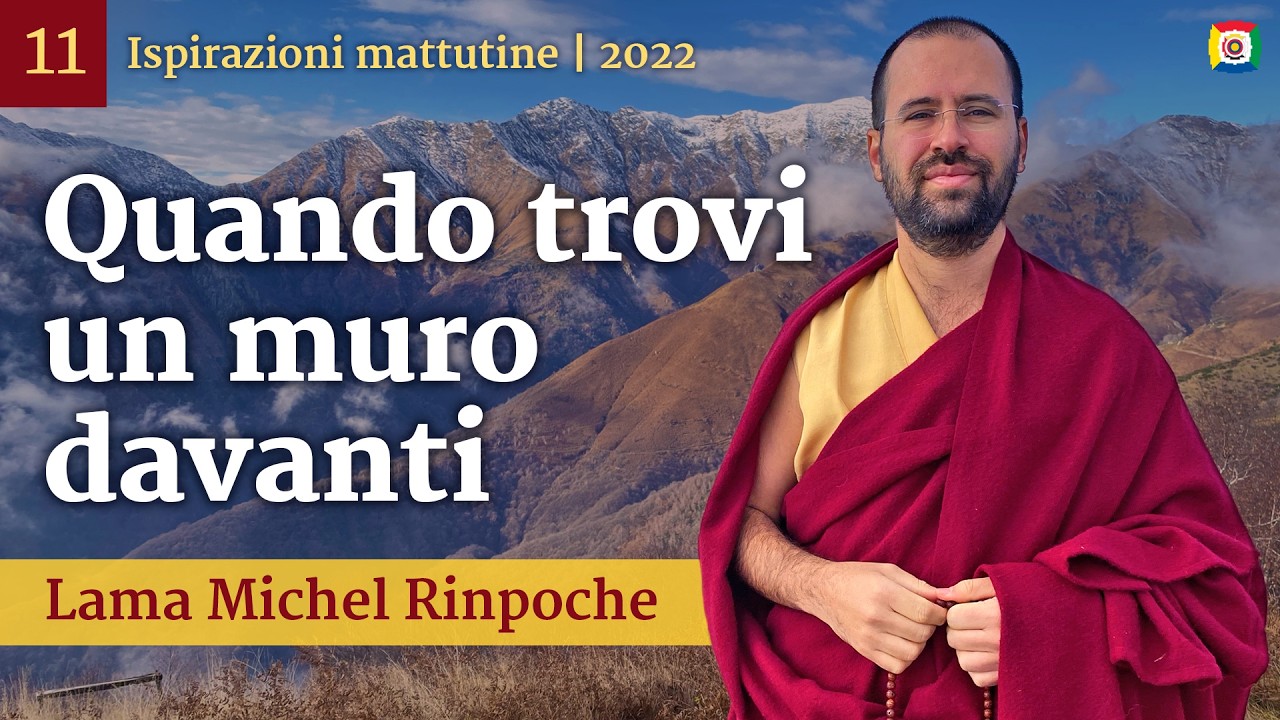 11 - Quando trovi un muro davanti - Ispirazioni mattutine con Lama Michel Rinpoche