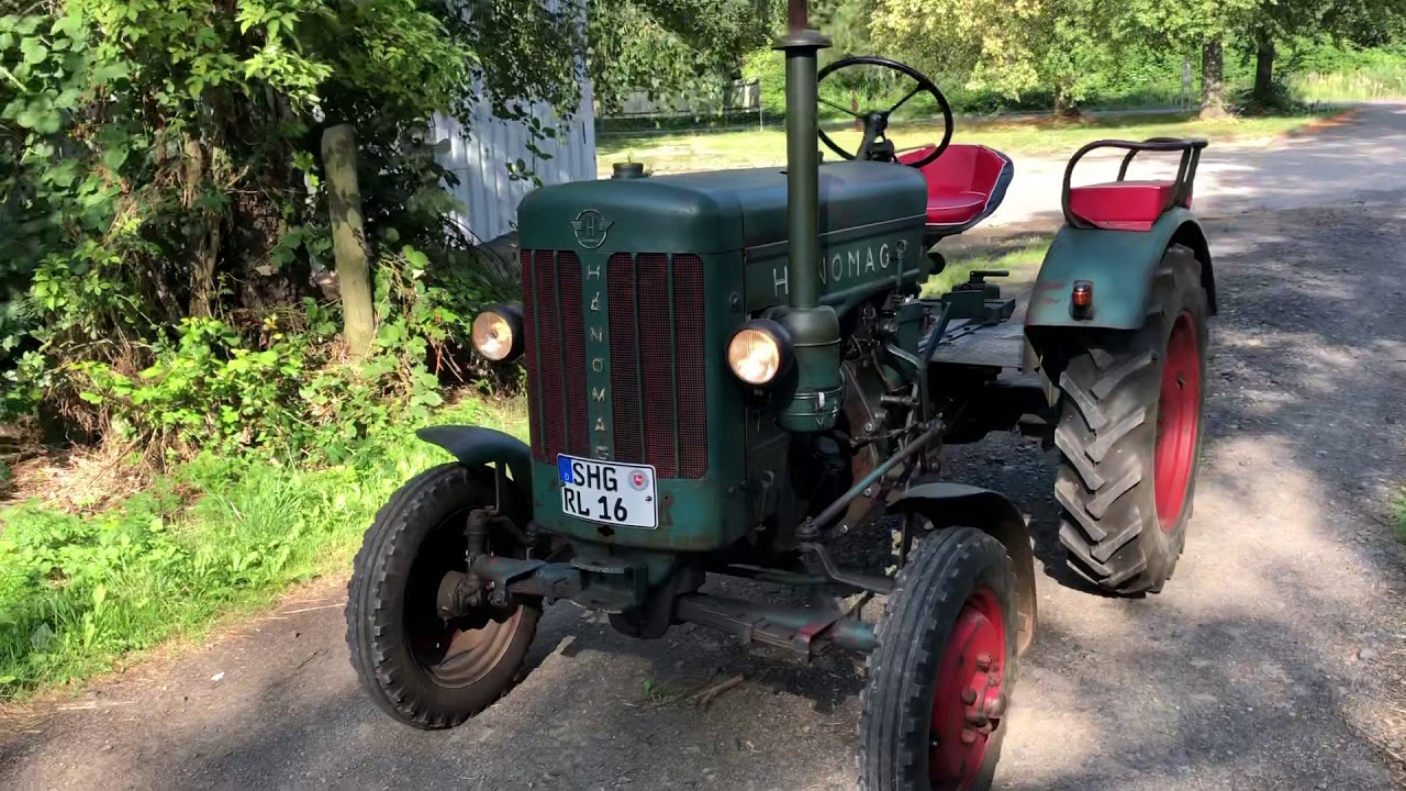 Hanomag R16 B -  kurzer Rundgang, Start und Abfahrt