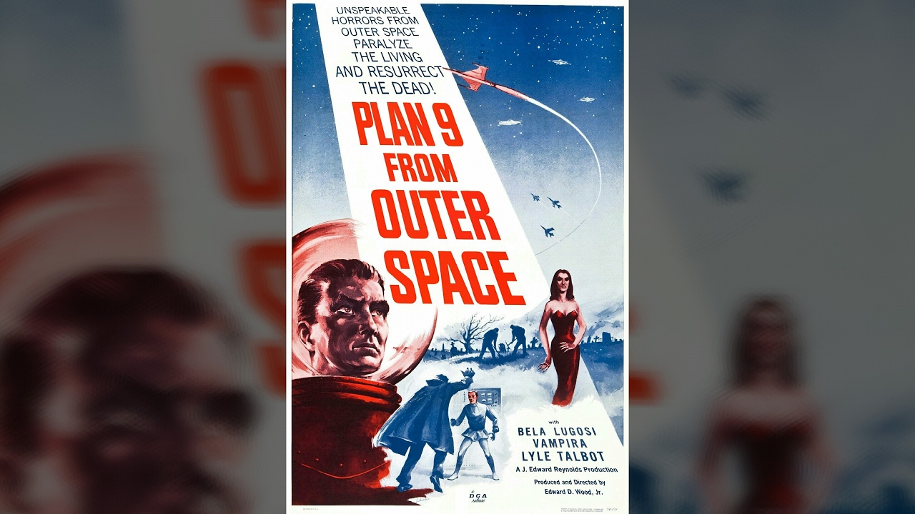 Plan 9 From Outer Space - FULL CLASSIC SCIENCE FICTION MOVIE!
