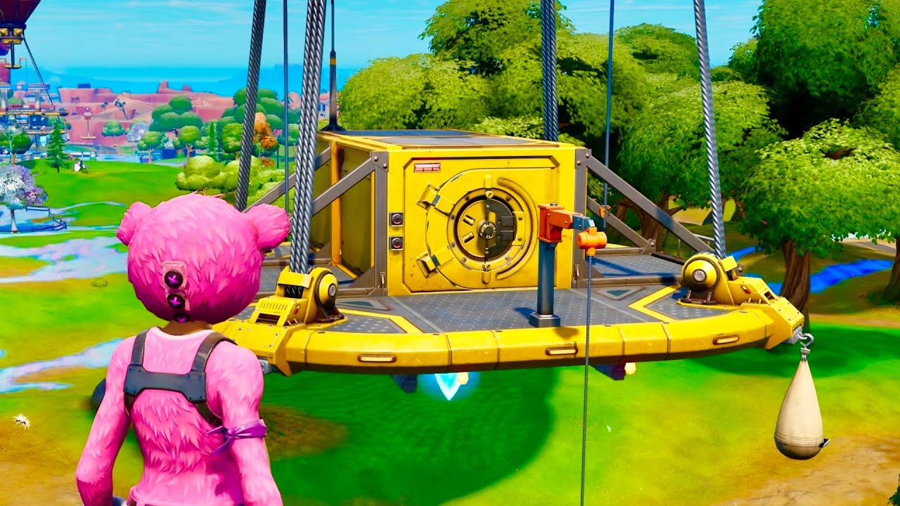 RETO CHALLENGE SOLO CAJAS FUERTES 😂😨 Aquí no hay quien viva Fortnite 872