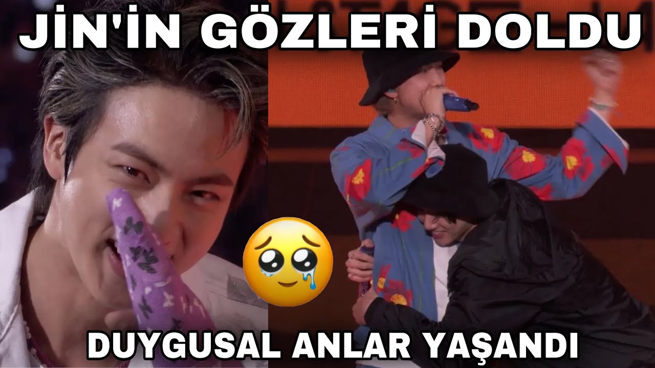 JİN’İn Gözleri neden doldu! Son konserin Duygusal anları!