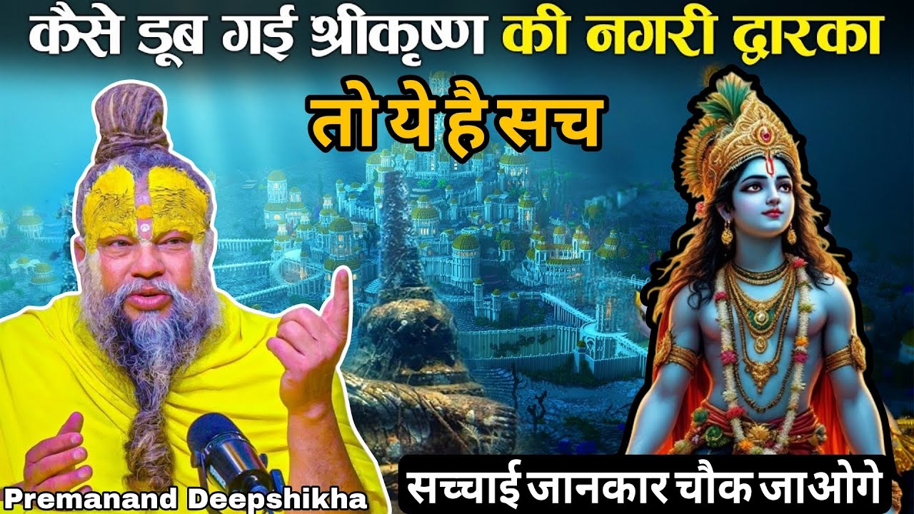 द्वारका नगरी कैसे डूबी? प्रेमानंद जी महाराज ने खोला असली राज! | Premanand Ji Maharaj 