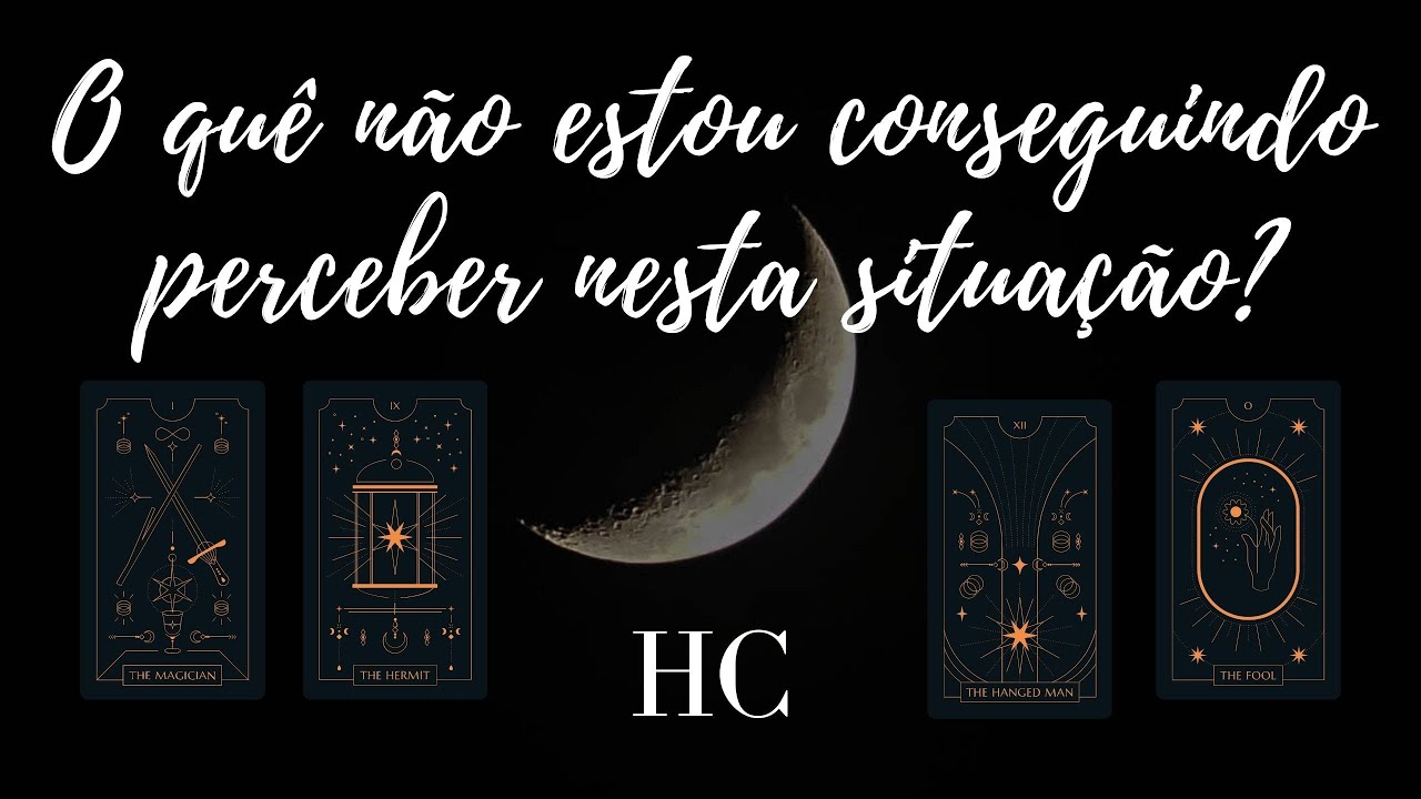 O quê não estou conseguindo perceber nesta situação? O quê está oculto? - Henrique Cecatto Tarot