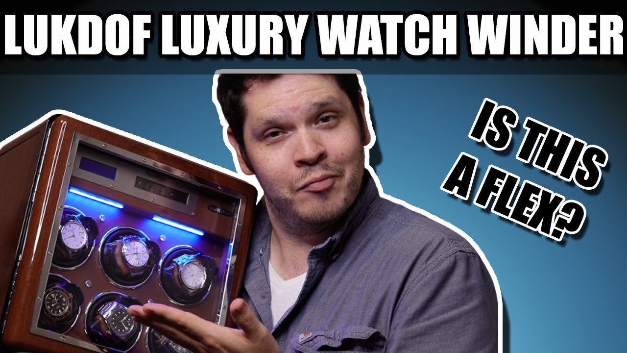 I got a $1,300 LUXURY Watch Winder! Was it worth it? | LUKDOF Walnut Winder Review | Triple Tree