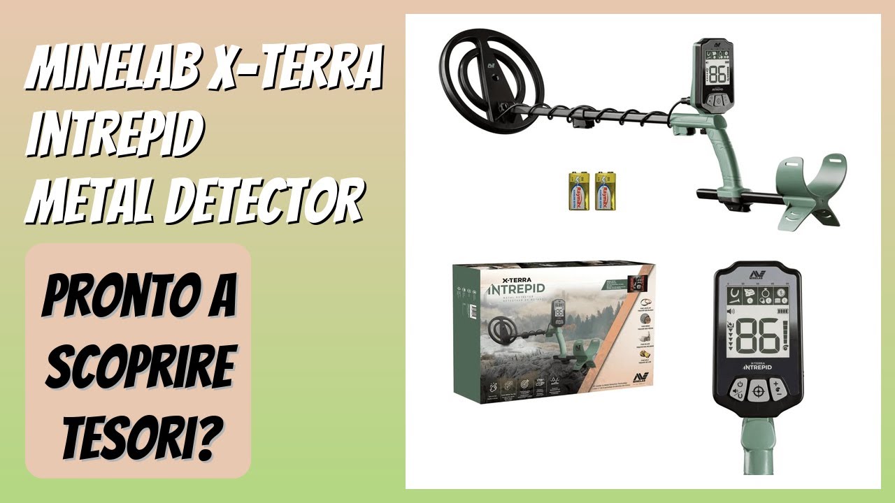 RECENSIONE (2026) : Minelab X-Terra Intrepid Metal Detector. DETTAGLI