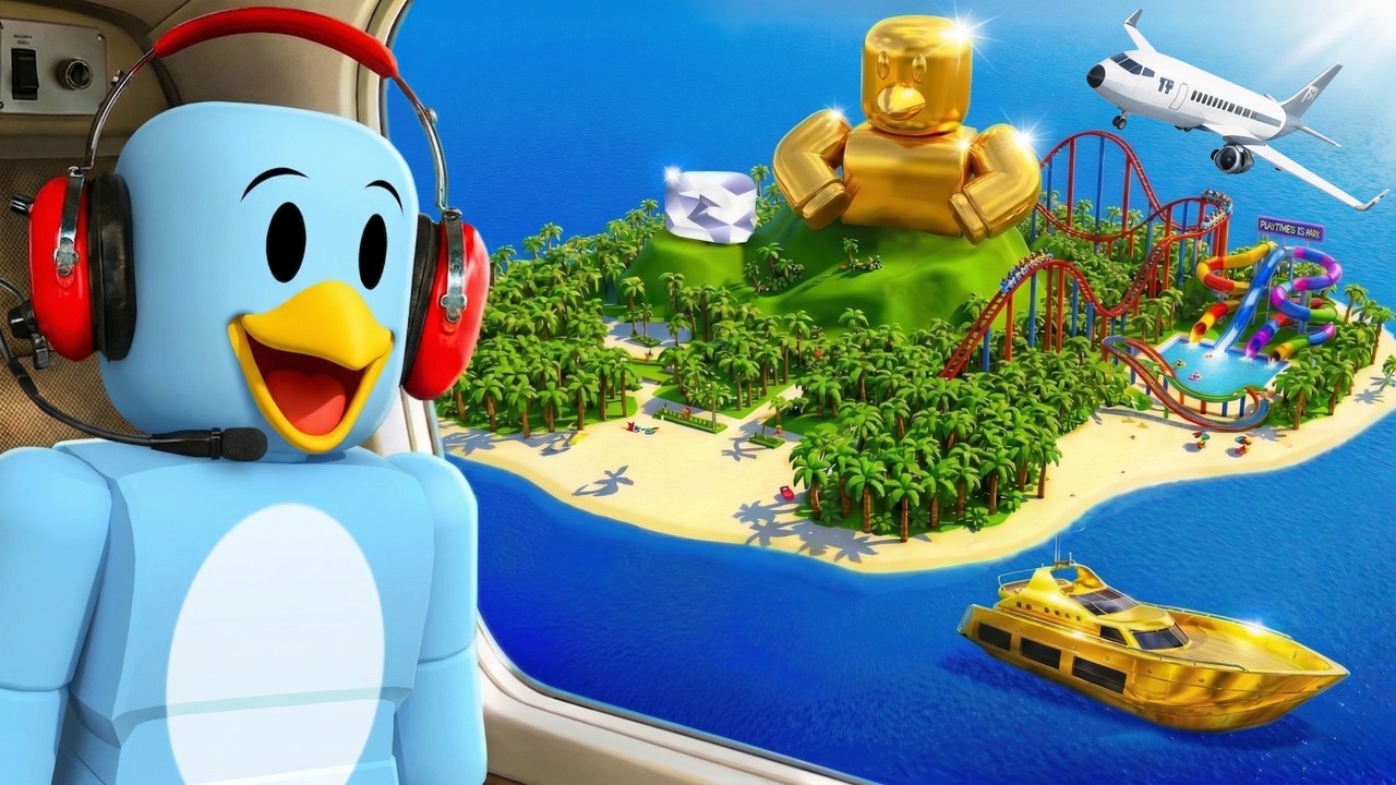 Тратим МИЛЛИОНЫ на строительство ОСТРОВА в Roblox...