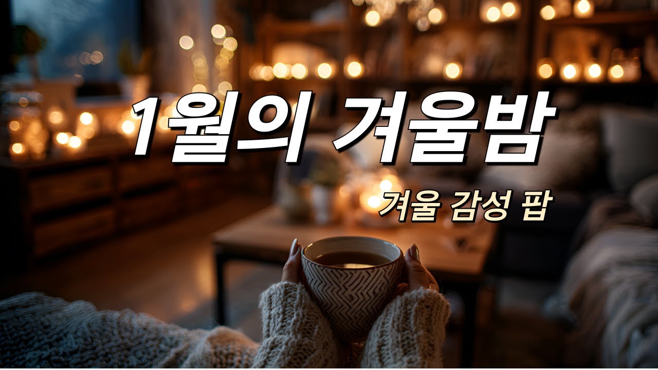 [playlist] 1월의 겨울밤 ☕ | 손발 시린 날 듣기 좋은 따뜻한 겨울 감성 팝, 마음 녹이는 힐링 음악
