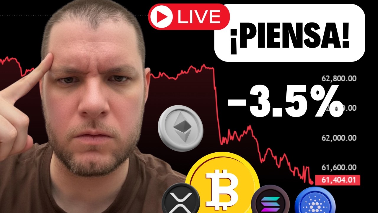 &iexcl;BITCOIN CAE! DIVERGENCIA en ACCI&Oacute;N (te avis&eacute;)