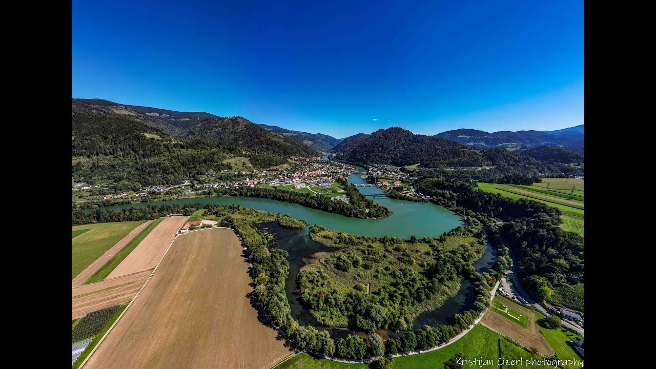 Dravograd-Northern Slovenia (upper Drava valley) from above (20.9.2025)