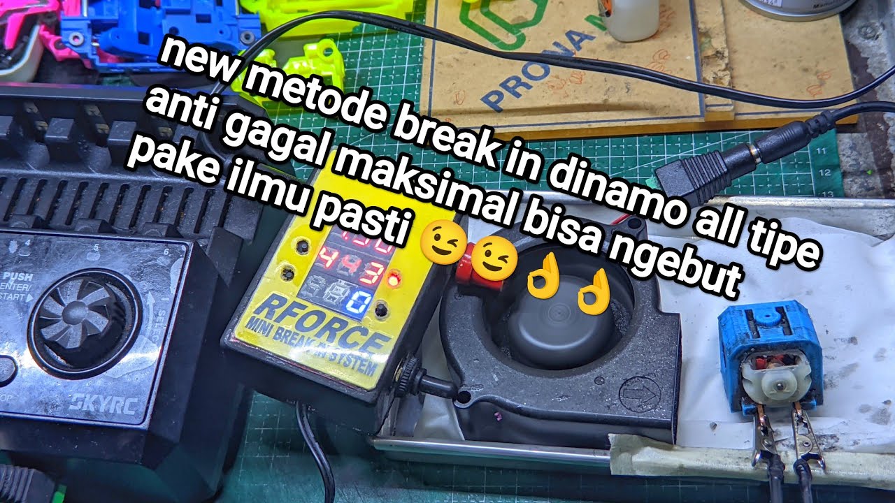 new metode breakin dinamo tamiya all tipe brush jepit batu anti gagal maksimal ngebut stb sto damper