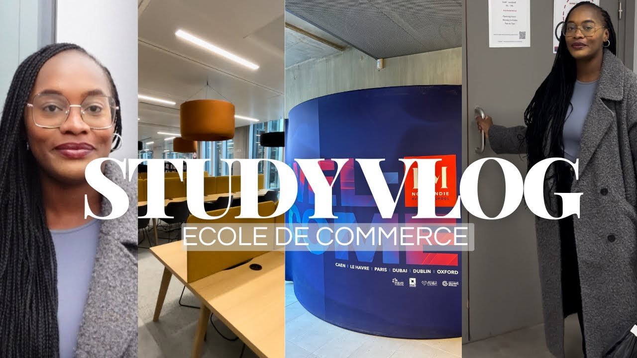 STUDY VLOG - Une journée en immersion en école de commerce. @EM Normandie Business School